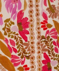 Floral V-neck Split Backless Midi Dress