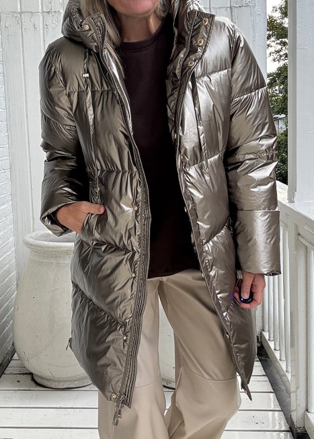 Women's Hooded Zippered Cotton Jacket